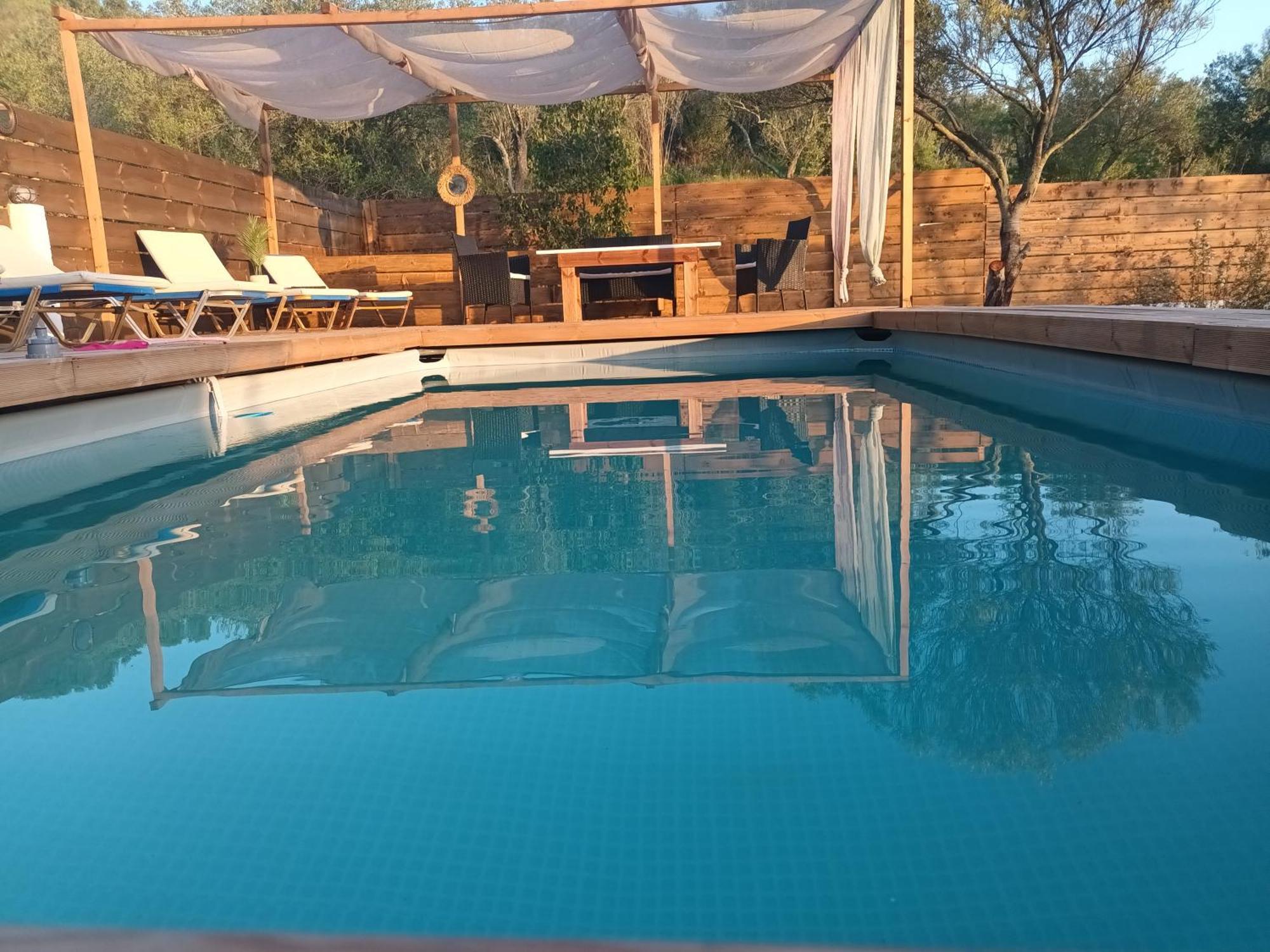 Villa Thanos Marathias  Bagian luar foto