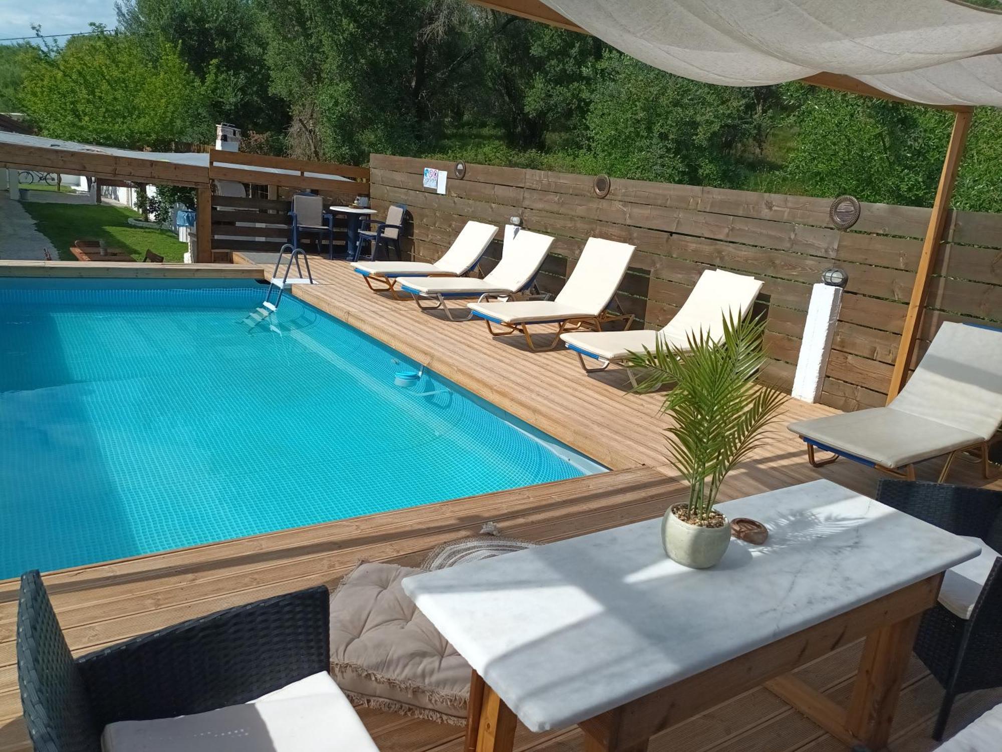 Villa Thanos Marathias  Bagian luar foto