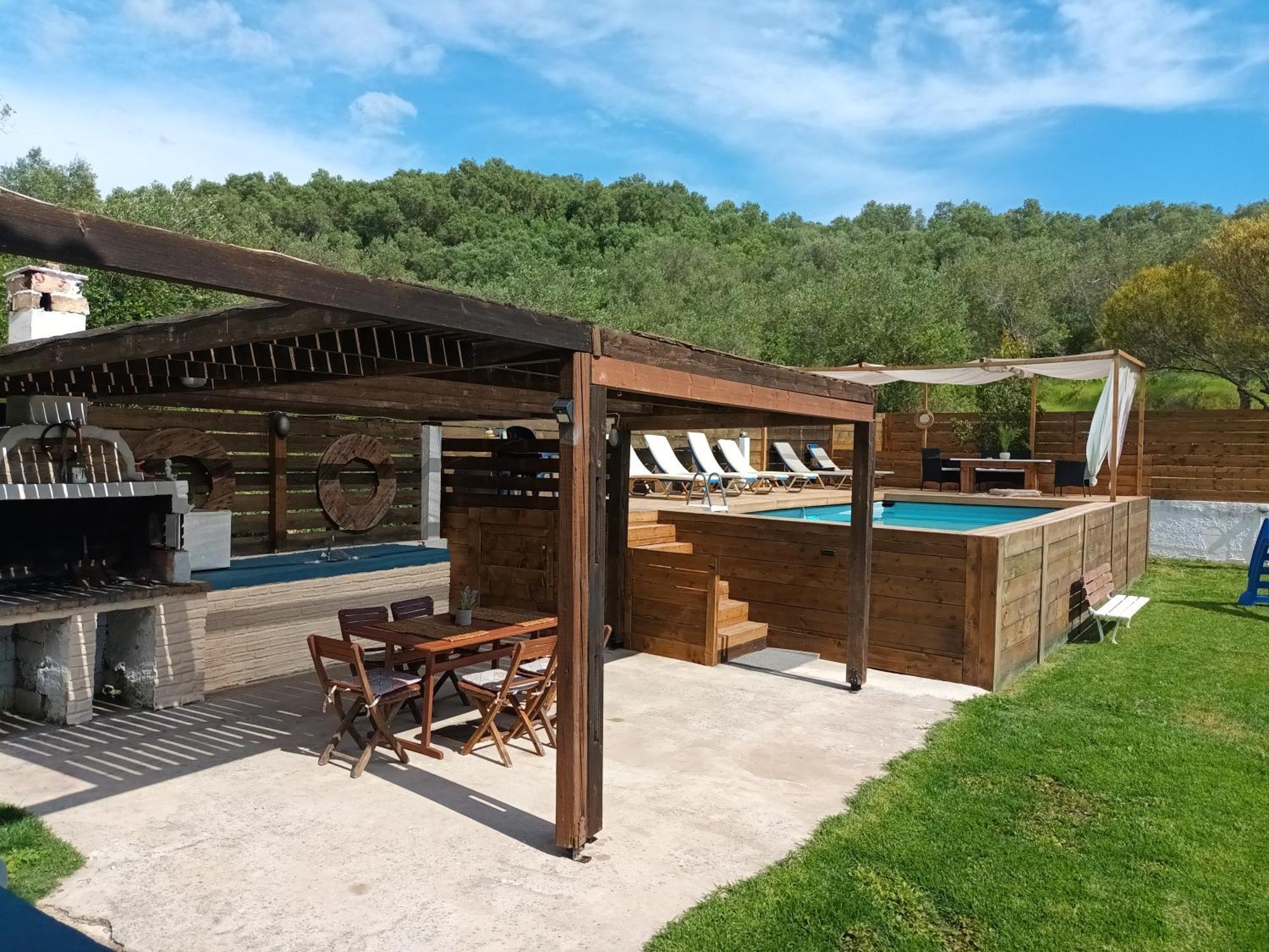 Villa Thanos Marathias  Bagian luar foto