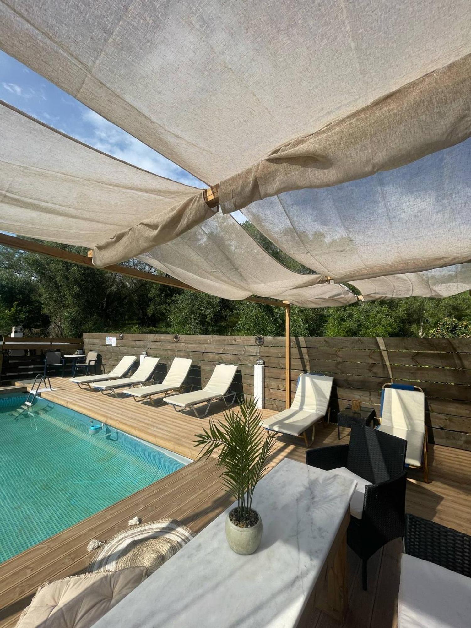 Villa Thanos Marathias  Bagian luar foto